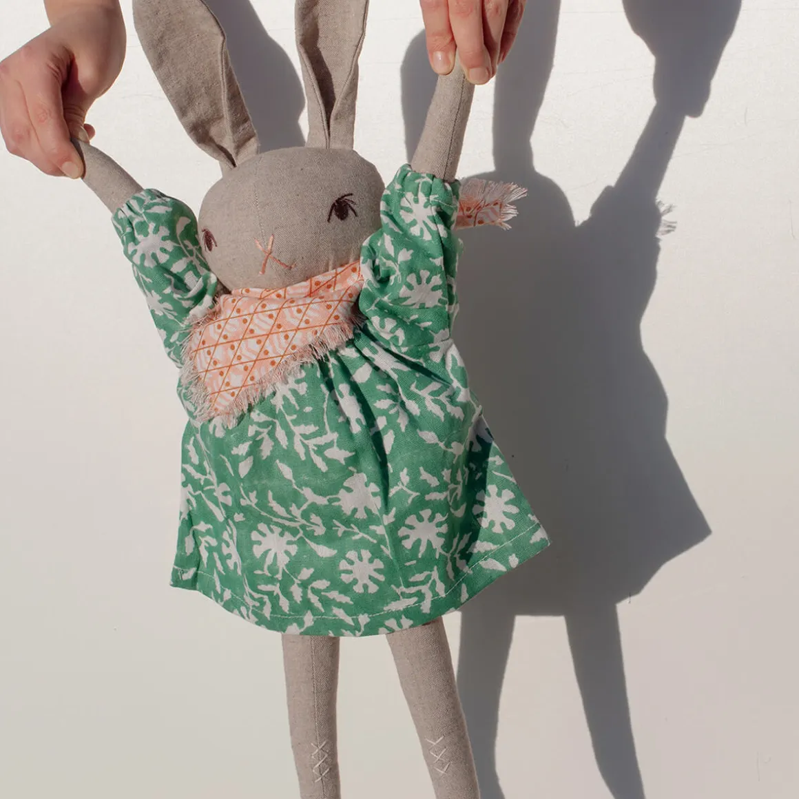 Winona Large Rabbit in Grey by Polka Dot Club