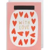 With Love Greetings Card by Susie Hammer for Lagom Design