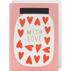 With Love Greetings Card by Susie Hammer for Lagom Design