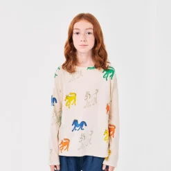 Wonder Horse AOP Long Sleeve T Shirt by Bobo Choses