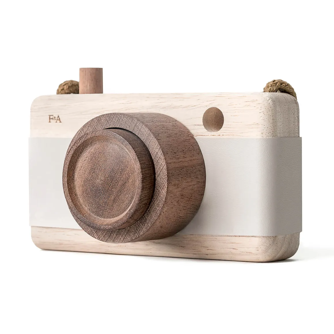 Wooden Camera in Beige by Fanny & Alexander