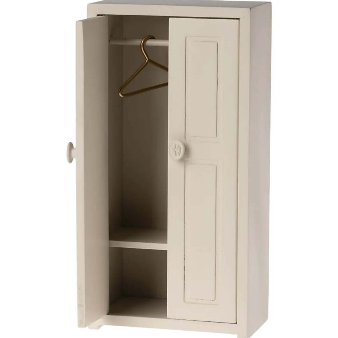 Wooden Closet for Mouse in Cream by Maileg