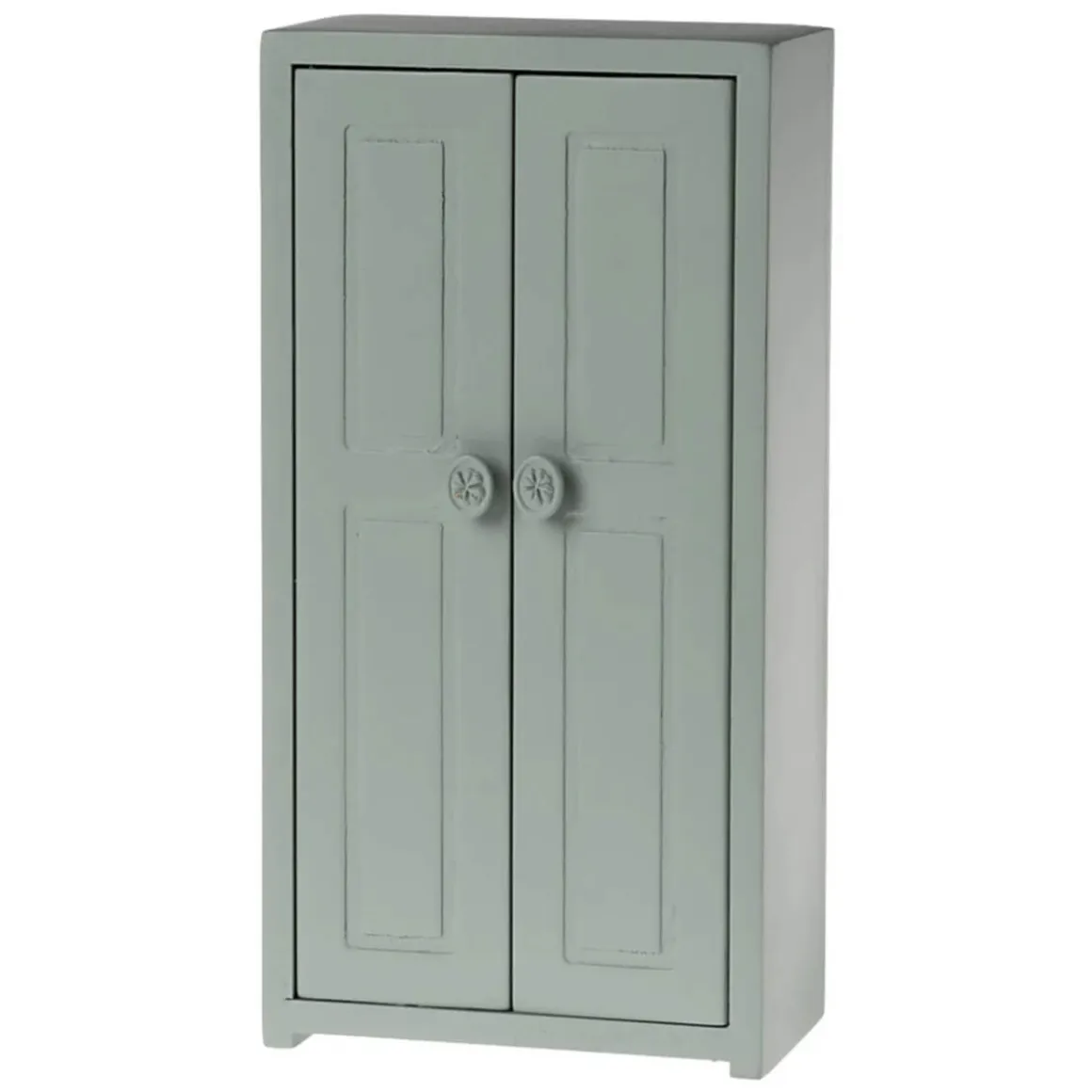 Wooden Closet for Mouse in Soft Blue by Maileg