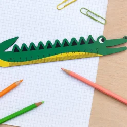 Wooden Ruler Crocodile by Rex London