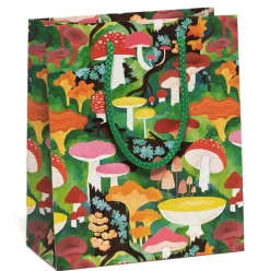 Woodland Mushrooms Medium Gift Bag By Red Cap Cards