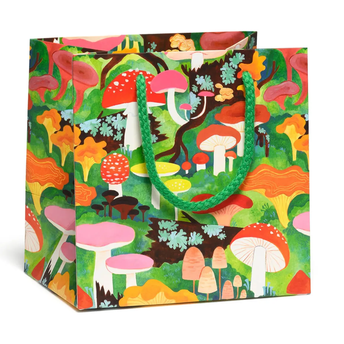 Woodland Mushrooms Small Gift Bag By Red Cap Cards