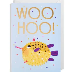 Woo Hoo! Greetings Card by Allison Black for Lagom Design
