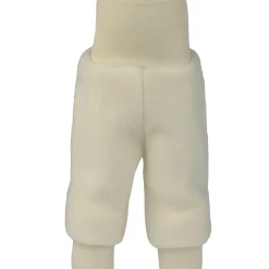 Wool Fleece Baby Pants with Waistband in Natural by Engel
