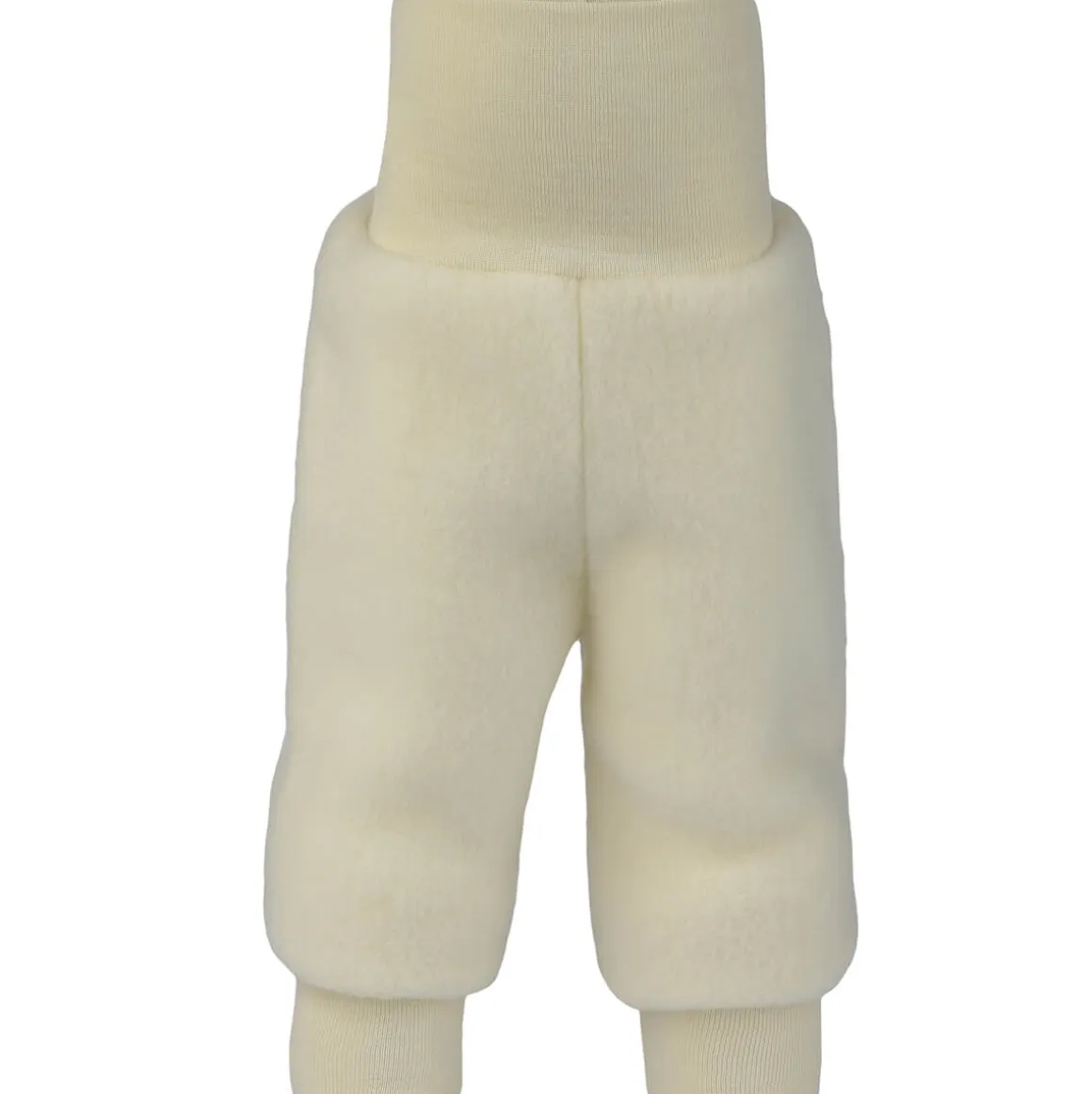 Wool Fleece Baby Pants with Waistband in Natural by Engel