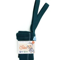 Woolly Footless Tights With Braces in Sapphire Blue by Silly Silas