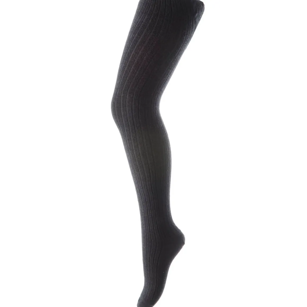 Wool Rib Tights in Dark Navy by MP Denmark