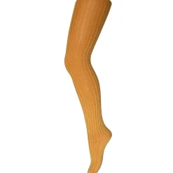 Wool Rib Tights in Golden Spice by MP Denmark