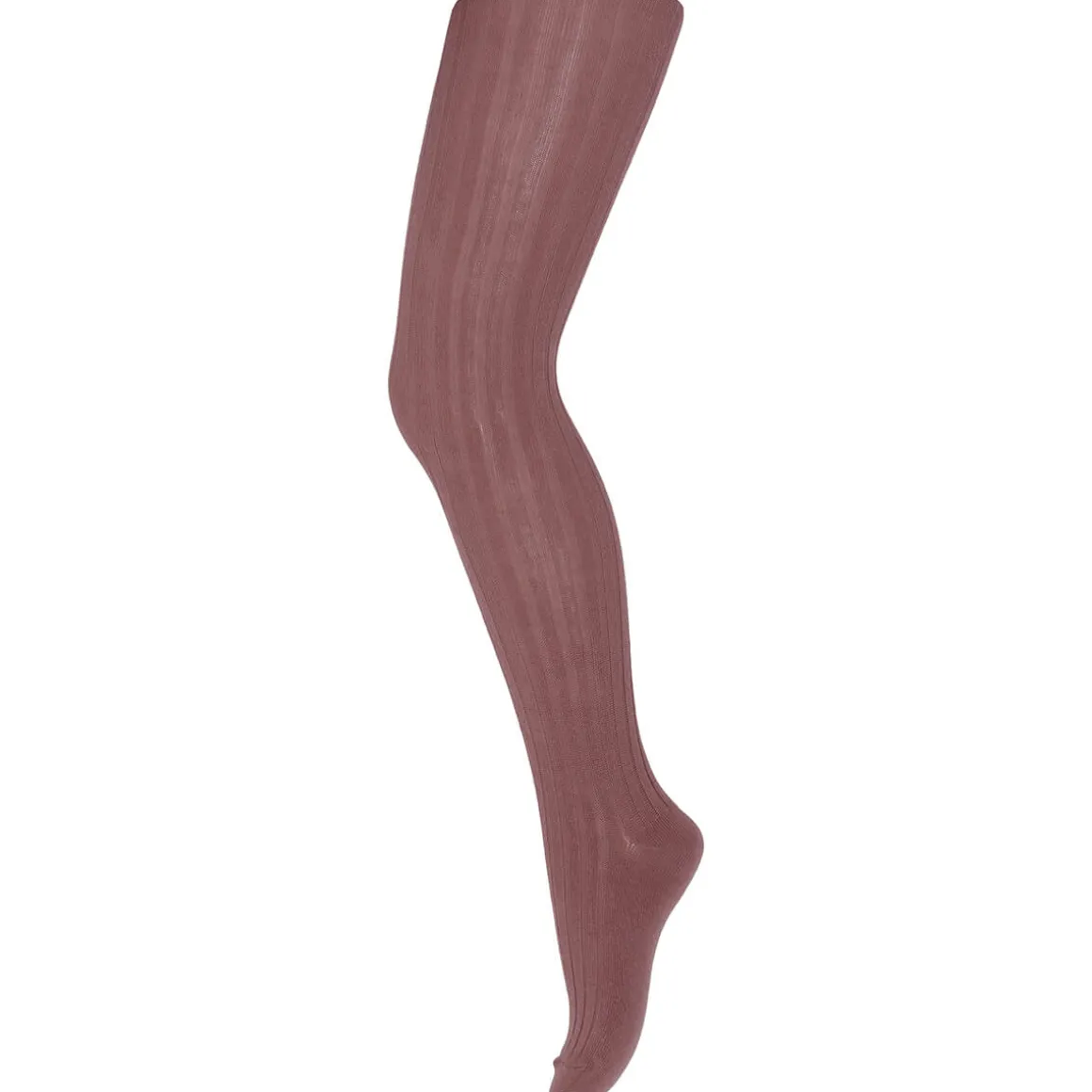 Wool Rib Tights in Hot Chocolate by MP Denmark