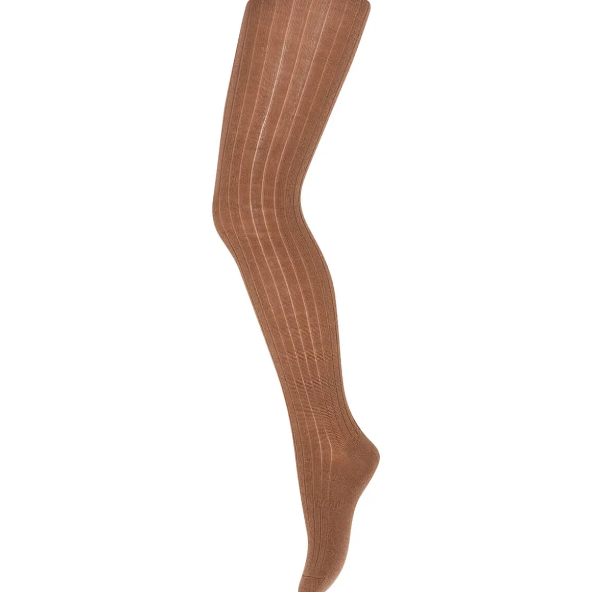 Wool Rib Tights in Pecan Pie by MP Denmark