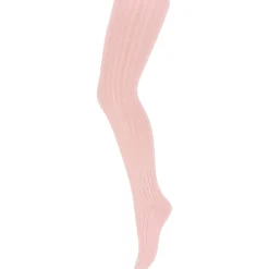 Wool Rib Tights in Silver Pink by MP Denmark