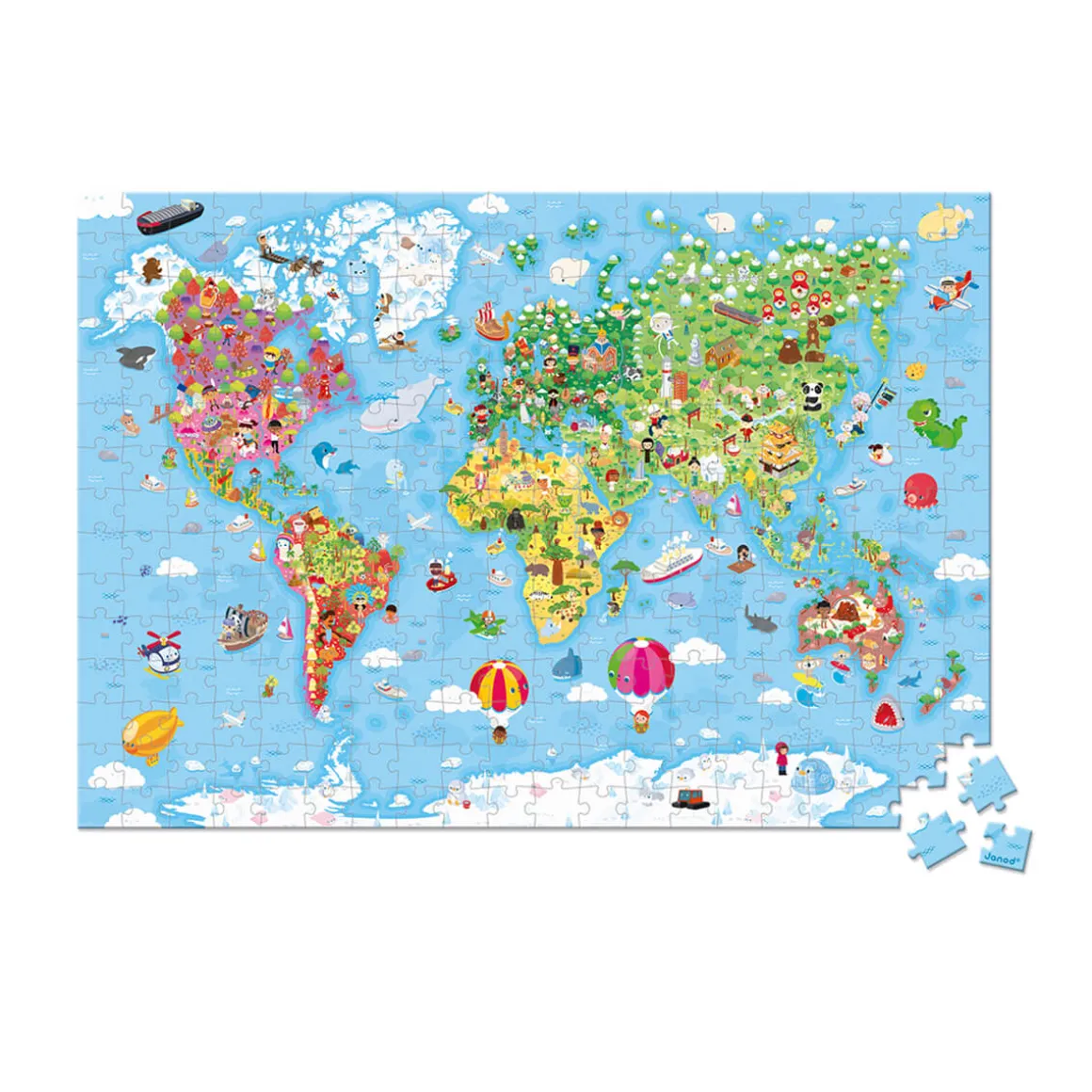 World Giant Puzzle by Janod