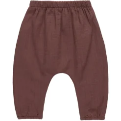 Woven Pant in Plum by Quincy Mae