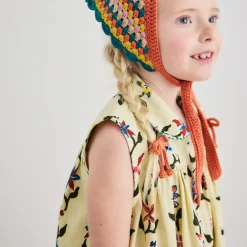 Yelena Dress in Alabaster Botanica by Misha & Puff