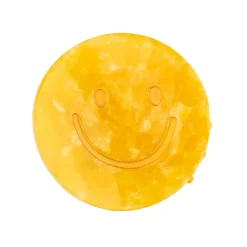 Yellow Smiley Hair Claw by Coucou Suzette