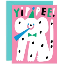 Yippee Greetings Card by Susie Hammer for Wrap