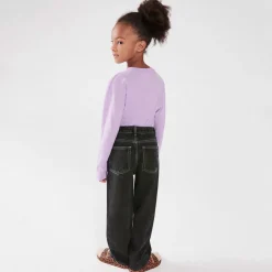 Yopday Kid's Straight Jeans in Black Vintage by American Vintage