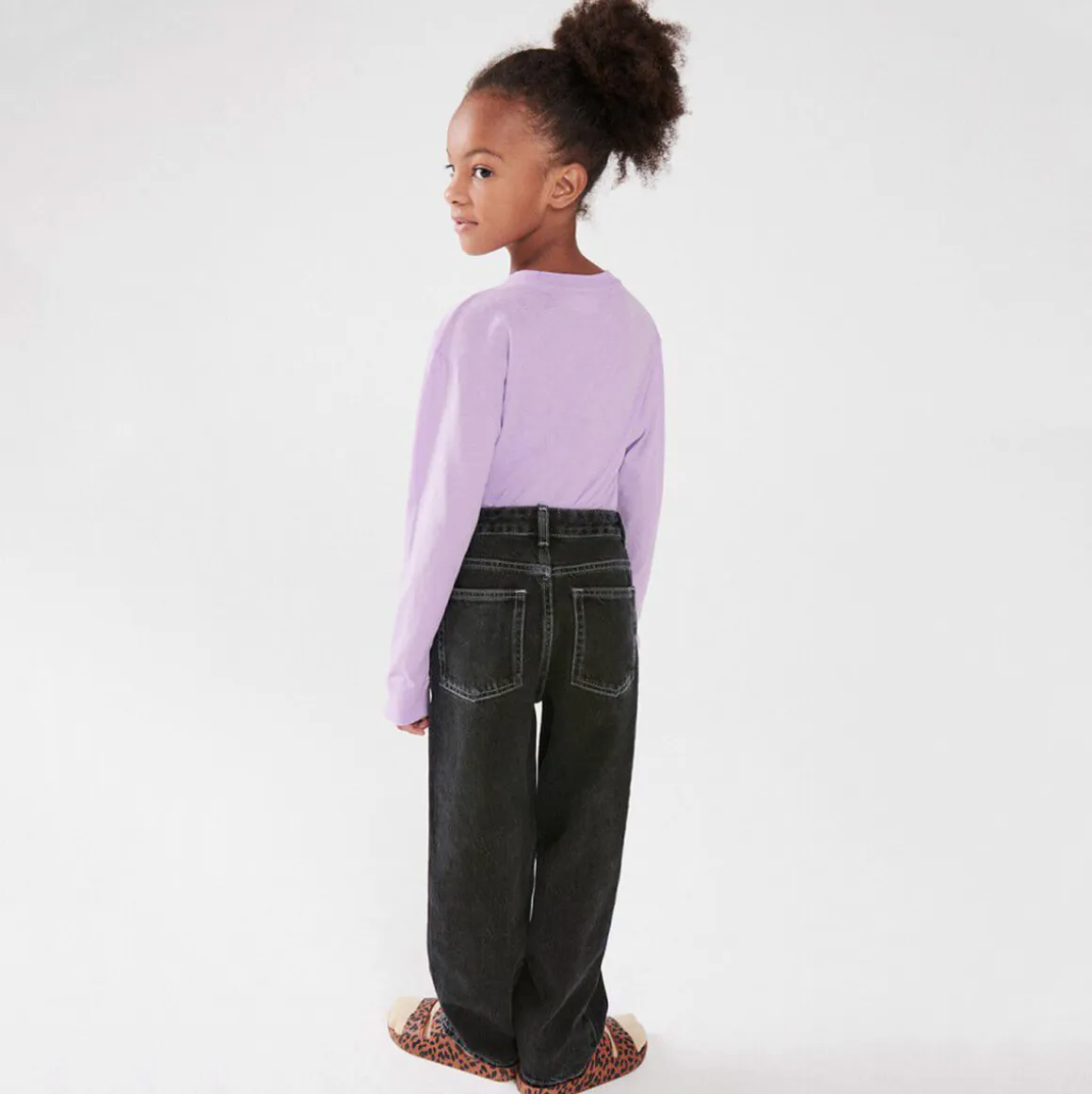 Yopday Kid's Straight Jeans in Black Vintage by American Vintage