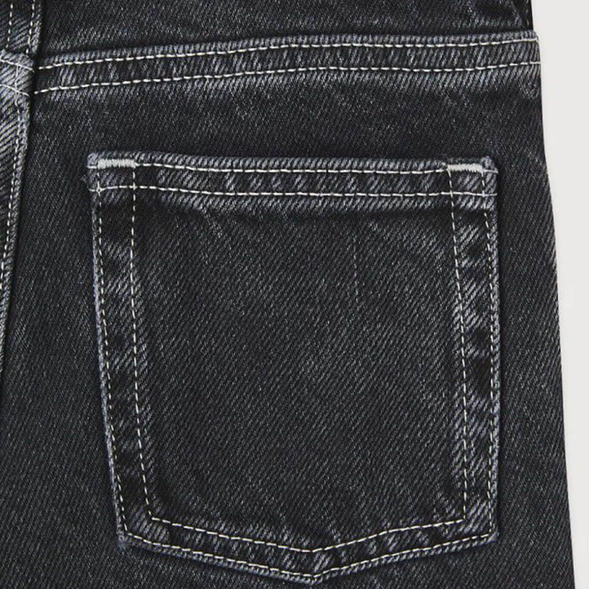 Yopday Kid's Straight Jeans in Black Vintage by American Vintage