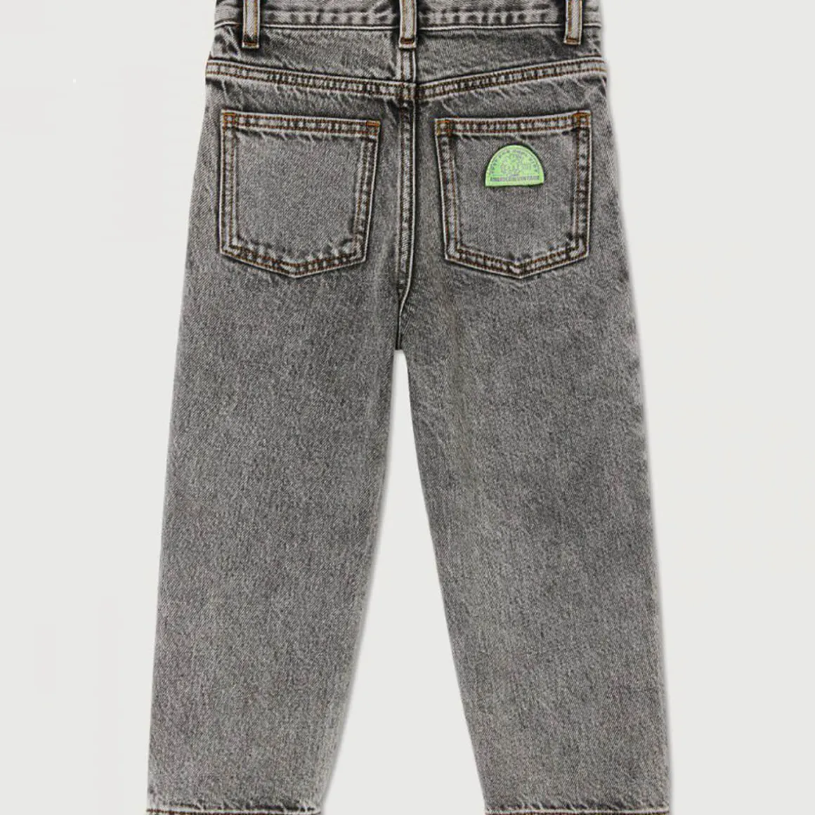 Yopday Kid's Straight Jeans in Grey Salt and Pepper by American Vintage