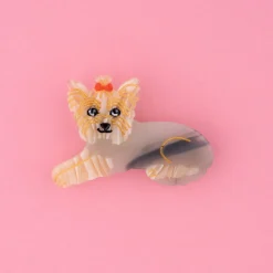 Yorkshire Terrier Hair Clip by Coucou Suzette