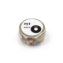 Young-Kun Colorful Circles 15mm Special Dagashi Washi Tape by MT Japan