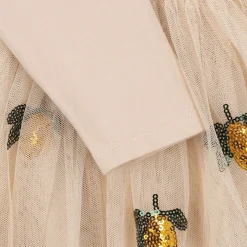 Yvonne Ballerina Dress in Lemon Sequin by Konges Slojd