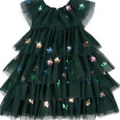 Yvonne Christmas Dress in Hunter Green by Konges Slojd