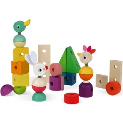 Zigolos Giant Multicolour Pull Along Train by Janod