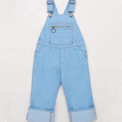 Zip Overall in Baby Blue by Misha & Puff