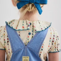 Zip Overall in Baby Blue by Misha & Puff