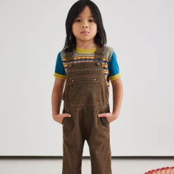 Zip Overall in Earth by Misha & Puff