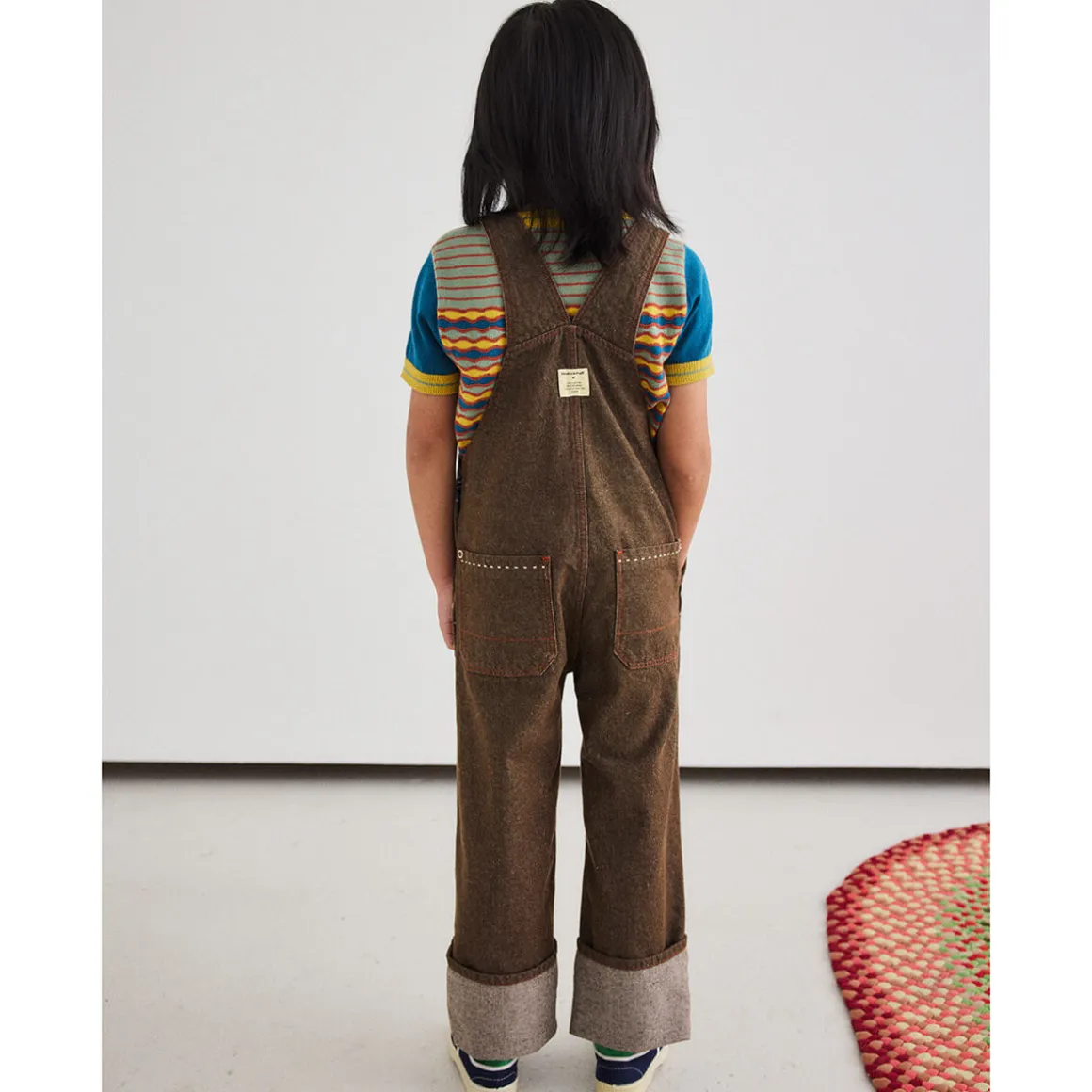 Zip Overall in Earth by Misha & Puff