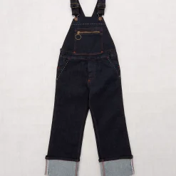 Zip Overall in Indigo Denim by Misha & Puff - Last Ones In Stock - 5-8 Years