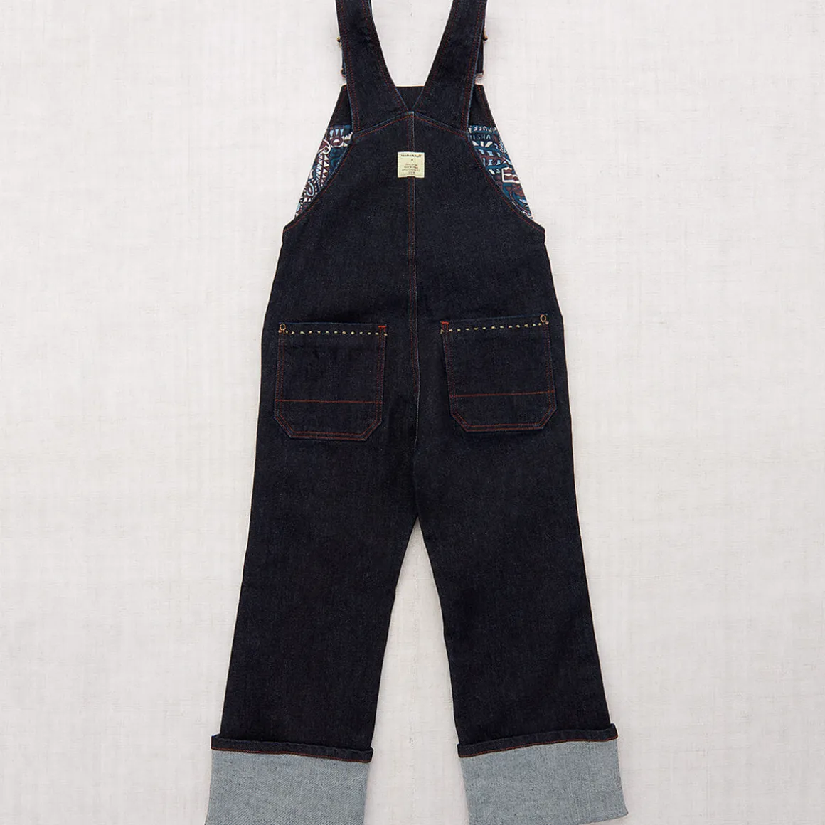 Zip Overall in Indigo Denim by Misha & Puff - Last Ones In Stock - 5-8 Years