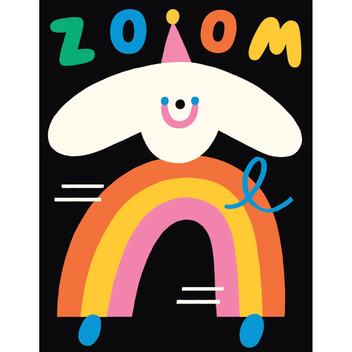 Zoom Greetings Card by Susie Hammer for Wrap