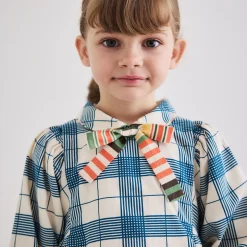 Zora Blouse in Prussian Blue Piazza by Misha & Puff