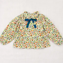 Zora Blouse in String / Hazy Lilac Brimfield by Misha & Puff