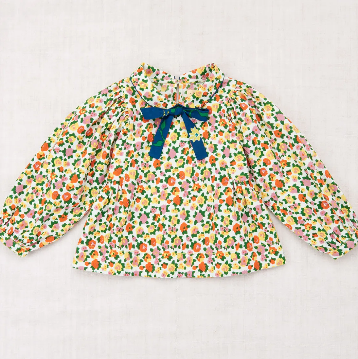 Zora Blouse in String / Hazy Lilac Brimfield by Misha & Puff